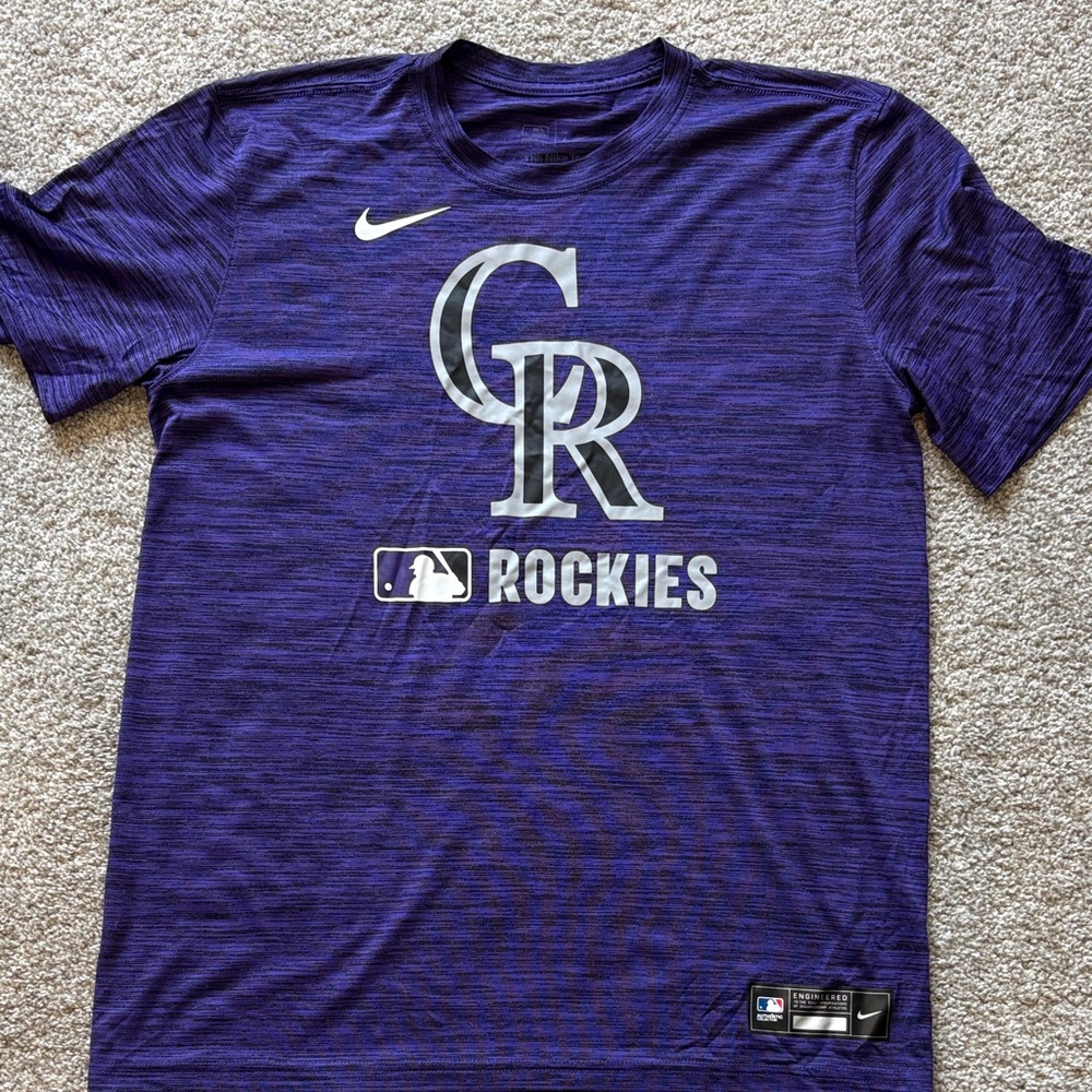 Nike Purple Rockies Graphic Tee